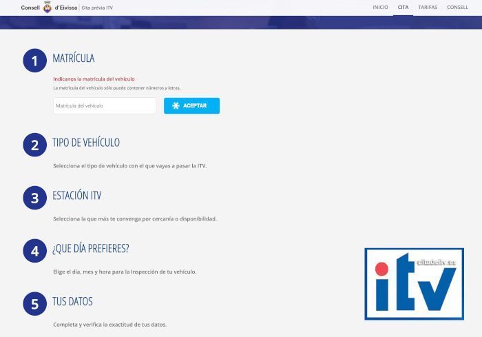 Cita Previa ITV Ibiza (ITV Baleares): paso a paso a seguir, precios, horarios, estaciones de ITV, etc.