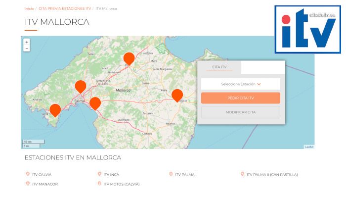 Cita Previa ITV Mallorca (ITV Baleares): paso a paso a seguir, precios, horarios, estaciones de ITV, etc.